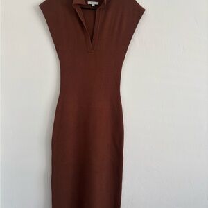 Elegant Brown Dress